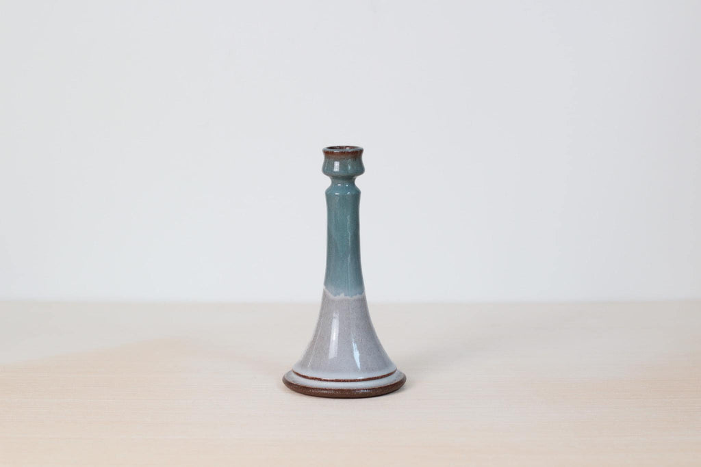 Vintage Studio Pottery Candle Holder, Signed by Artist