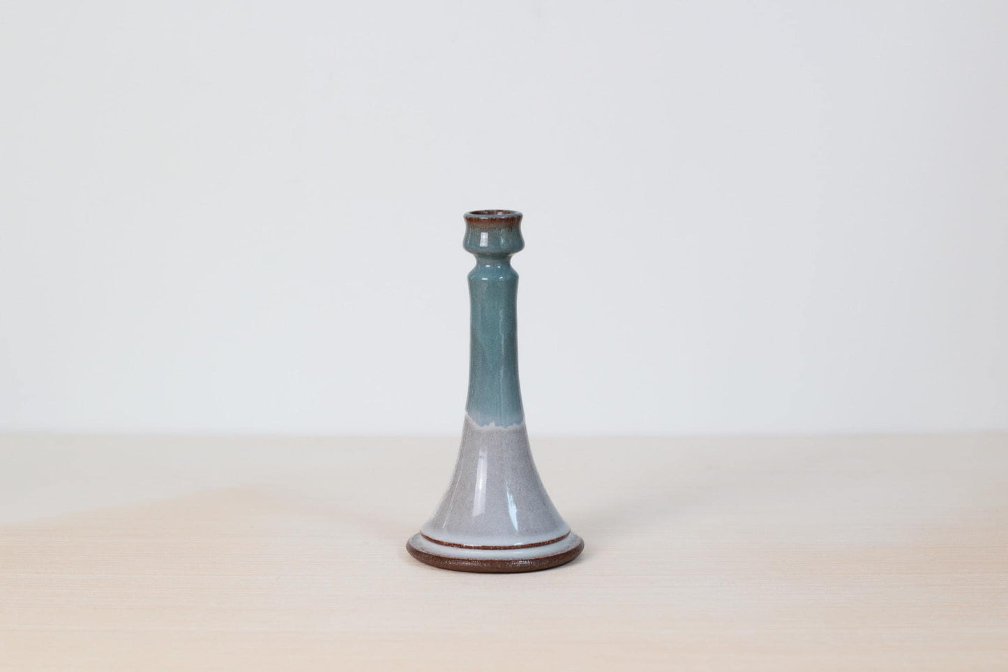 Vintage Handmade Studio Pottery Candlestick | Signed by Artist