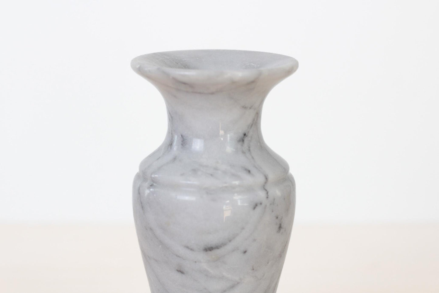 Vintage Carved Marble Bud Vase