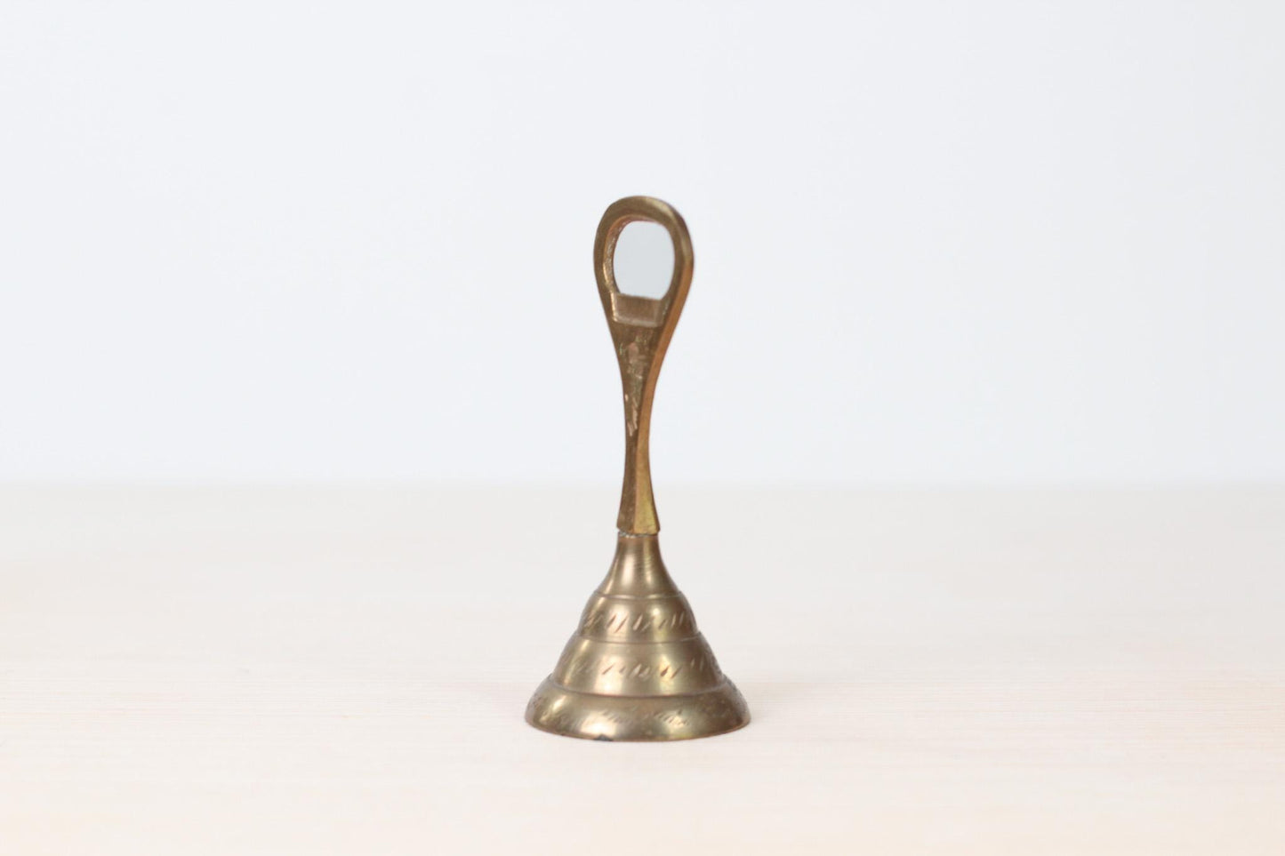 Vintage Brass Bell Bottle Opener | Mid-Century Barware
