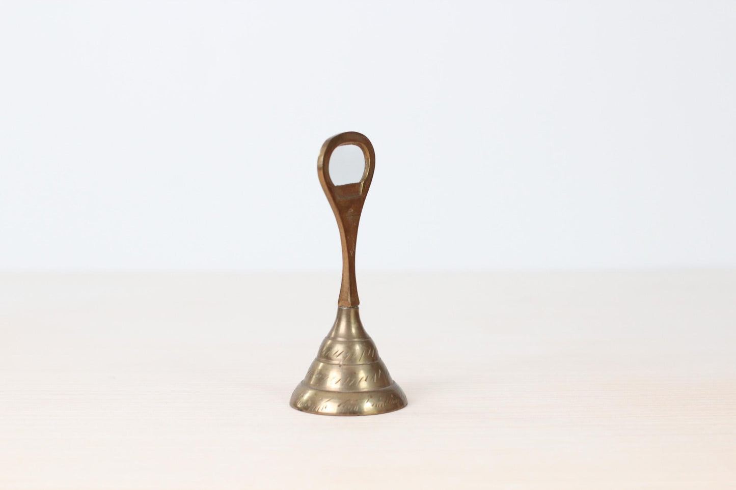 Vintage Brass Bell Bottle Opener | Mid-Century Barware