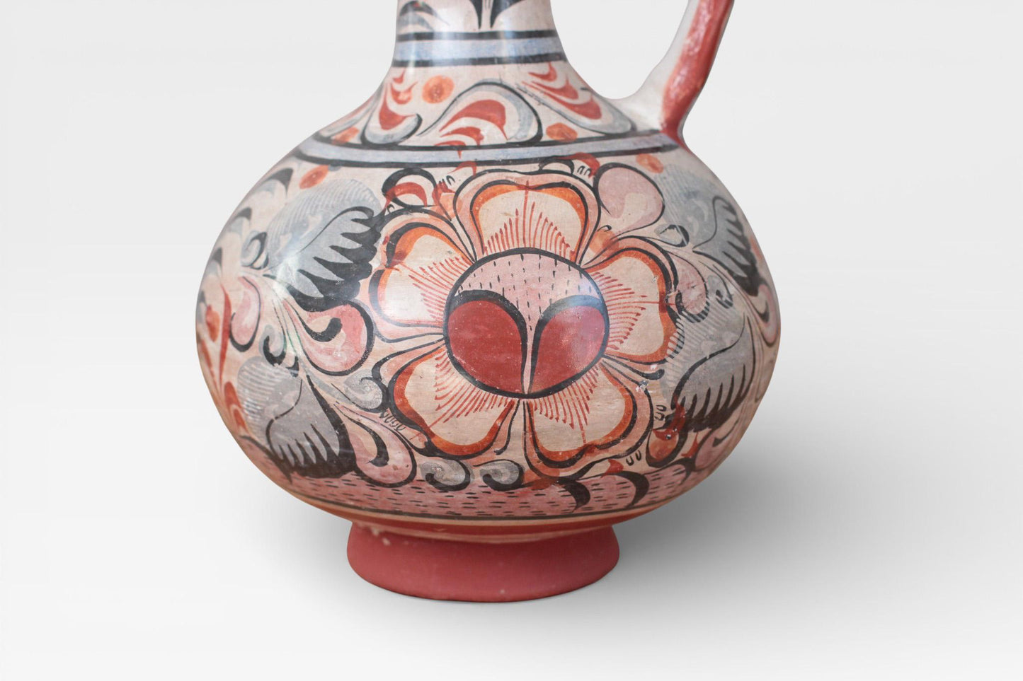 Vintage Mexican Tonalá Pottery Pitcher or Vase