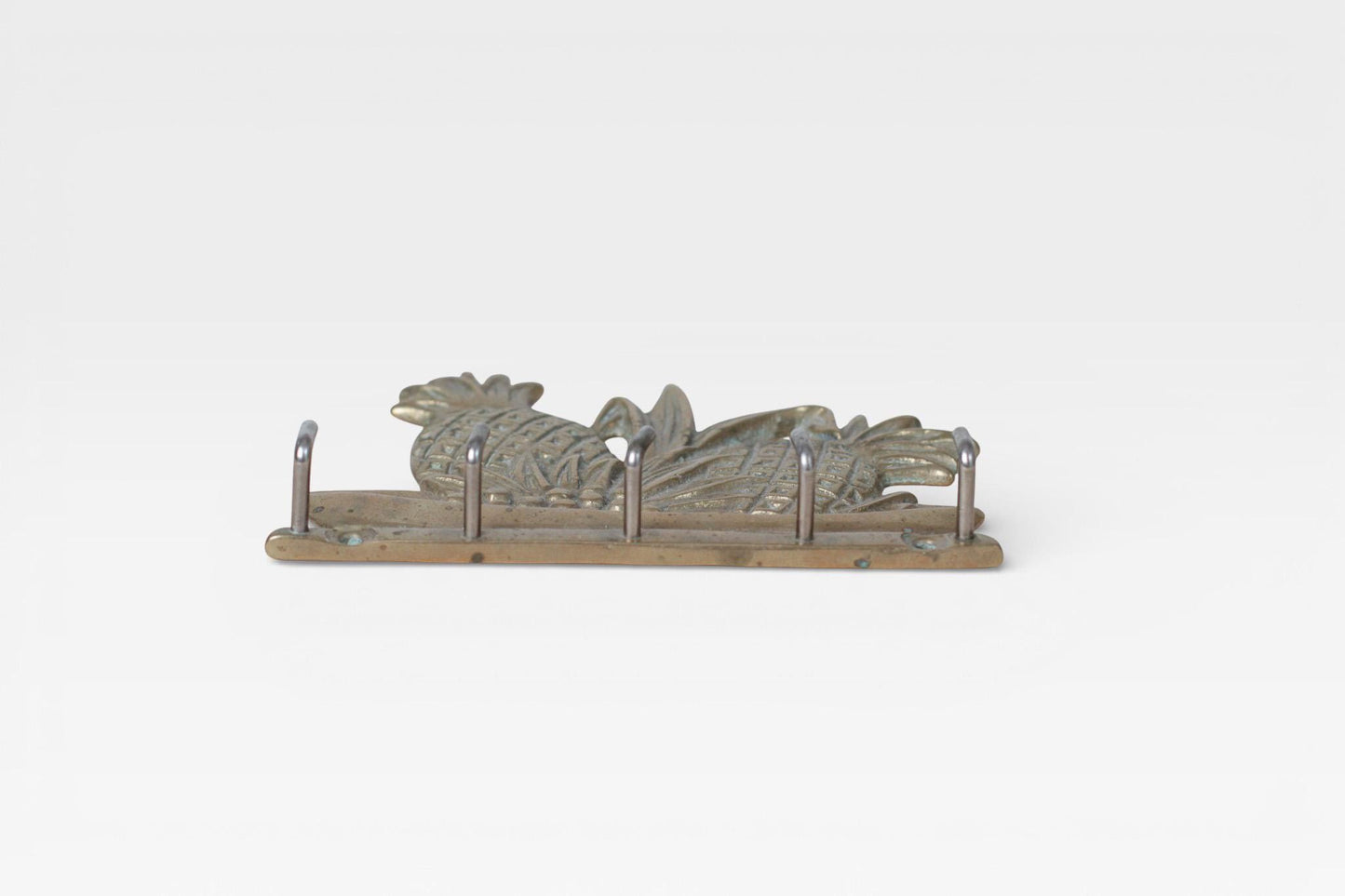 Vintage Brass Pineapple Wall Mounted Multi-Hook Key Holder