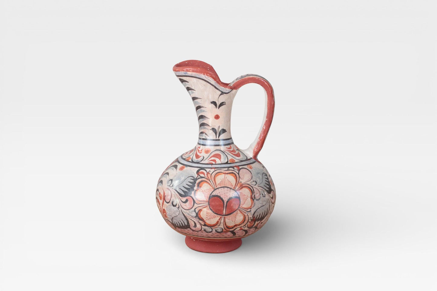 Vintage Mexican Tonalá Pottery Pitcher or Vase
