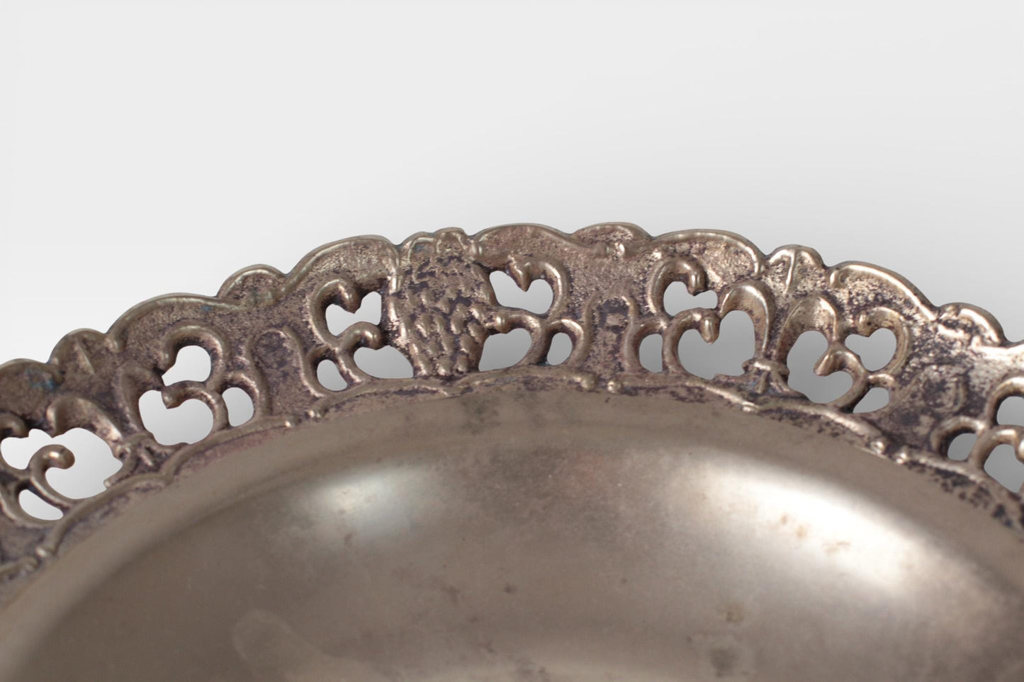 Vintage Ornate Filigree Solid Brass Bowl