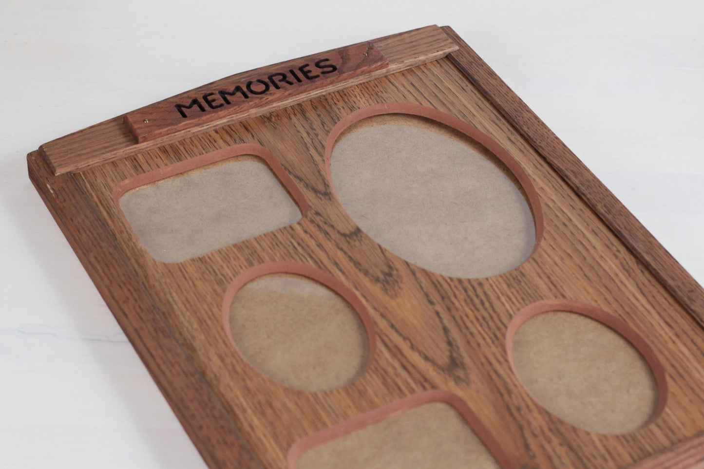 Vintage Solid Wood "Memories" Multi-Photo Frame