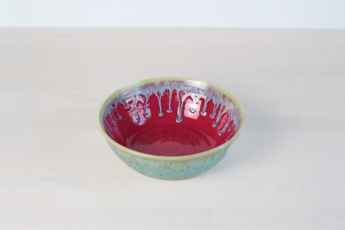 Vintage Handmade Studio Pottery Fruit Bowl | Artist Signed