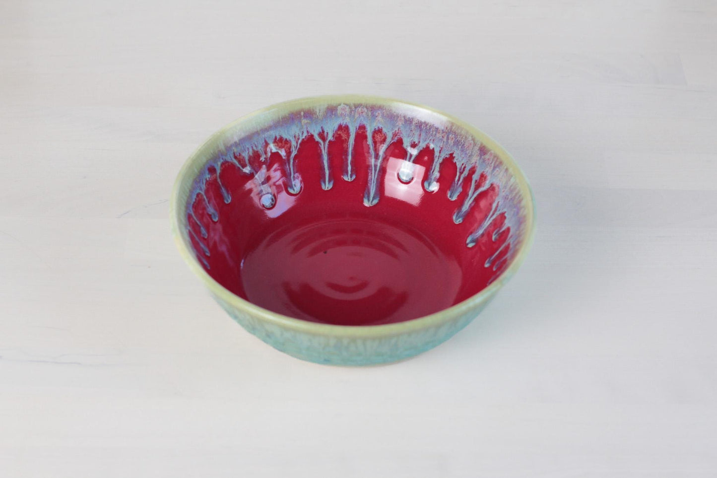 Vintage Handmade Studio Pottery Fruit Bowl | Artist Signed